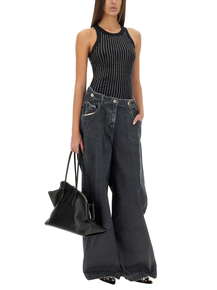The Attico Women Tank Top "Black" THE ATTICO