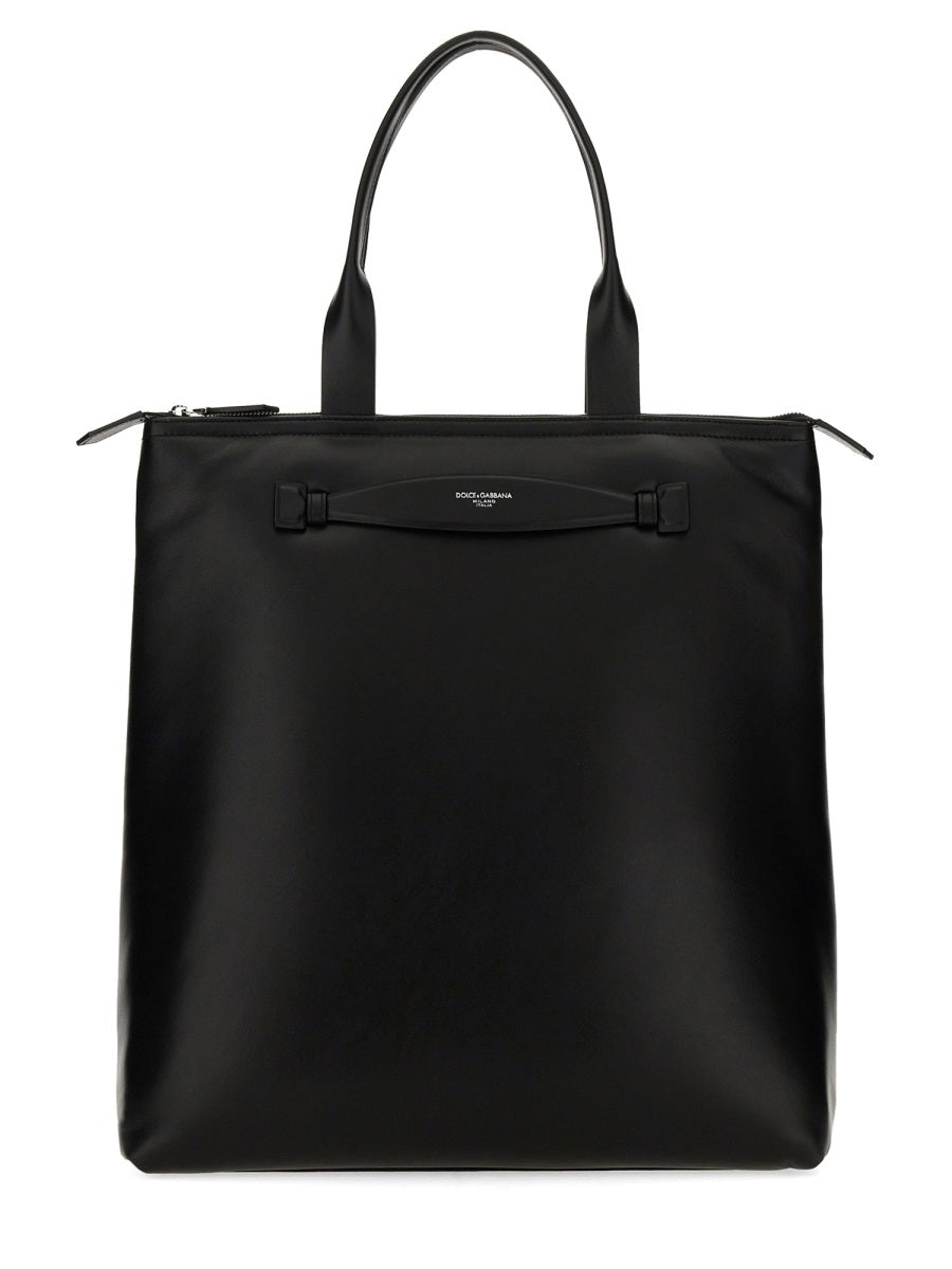 Dolce & Gabbana Men Leather Shopping Bag DOLCE & GABBANA