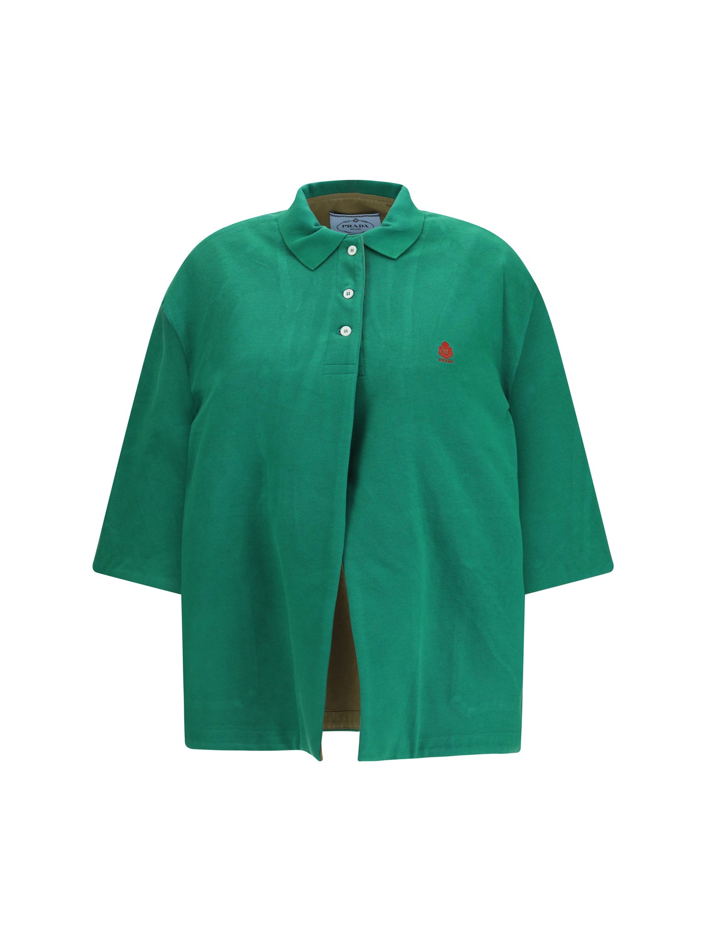 Prada Women Pique Jacket In Pure Cotton PRADA