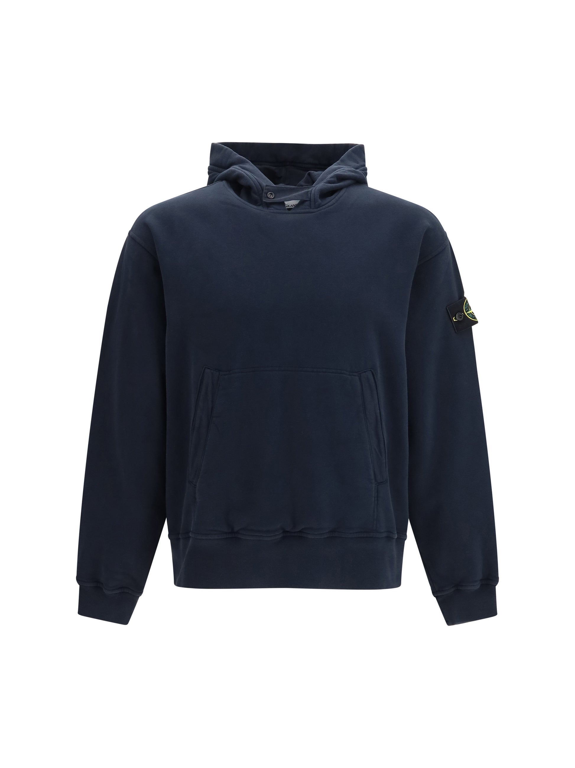 Stone Island Men Hooded Sweatshirt With Front Pocket STONE ISLAND