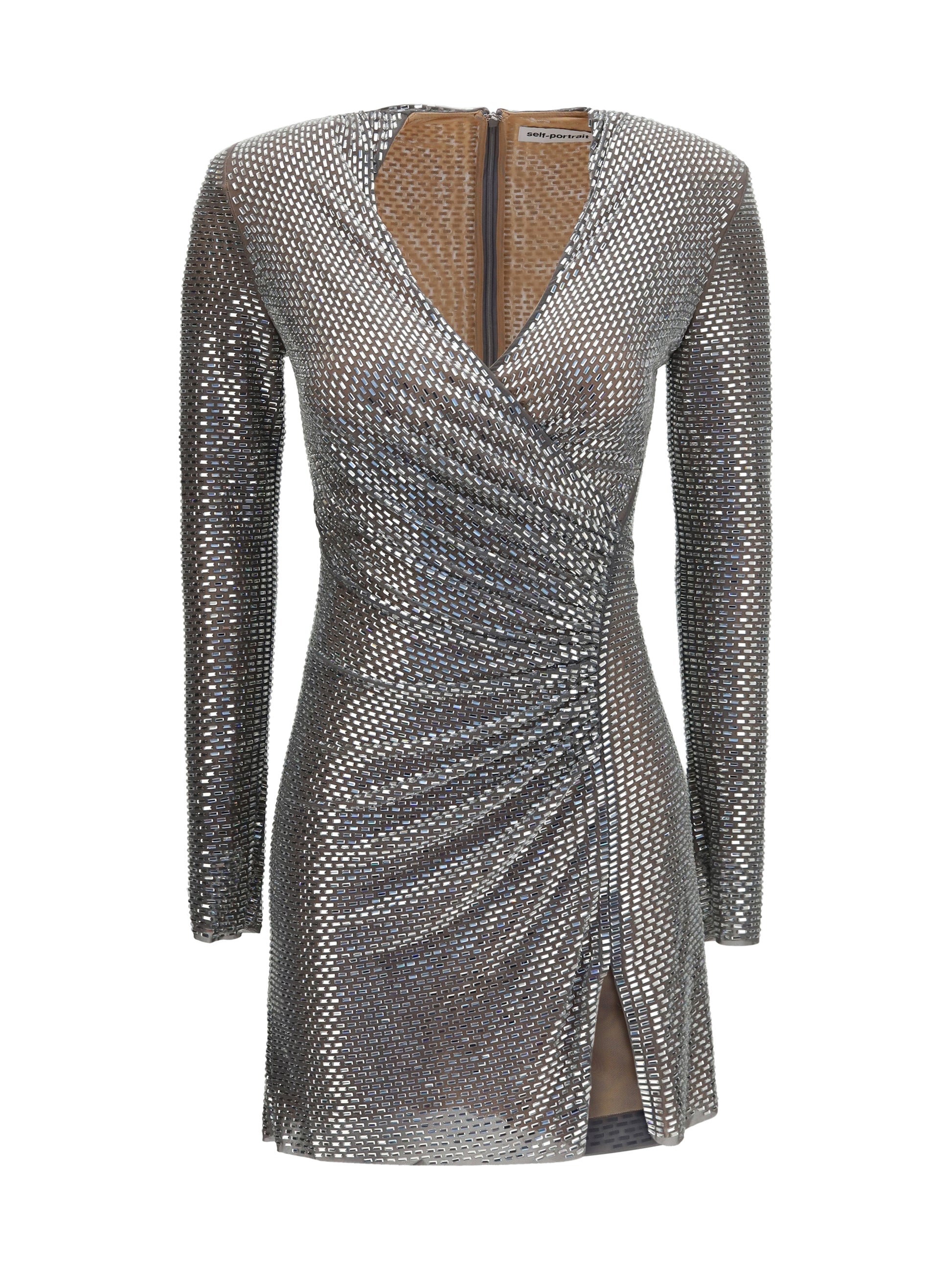 Self-Portrait Women Jewel-Detail Wrap Dress SELF-PORTRAIT