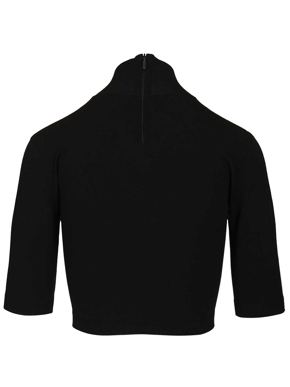Max Mara Women Stretch Viscose Crop Turtleneck MAX MARA
