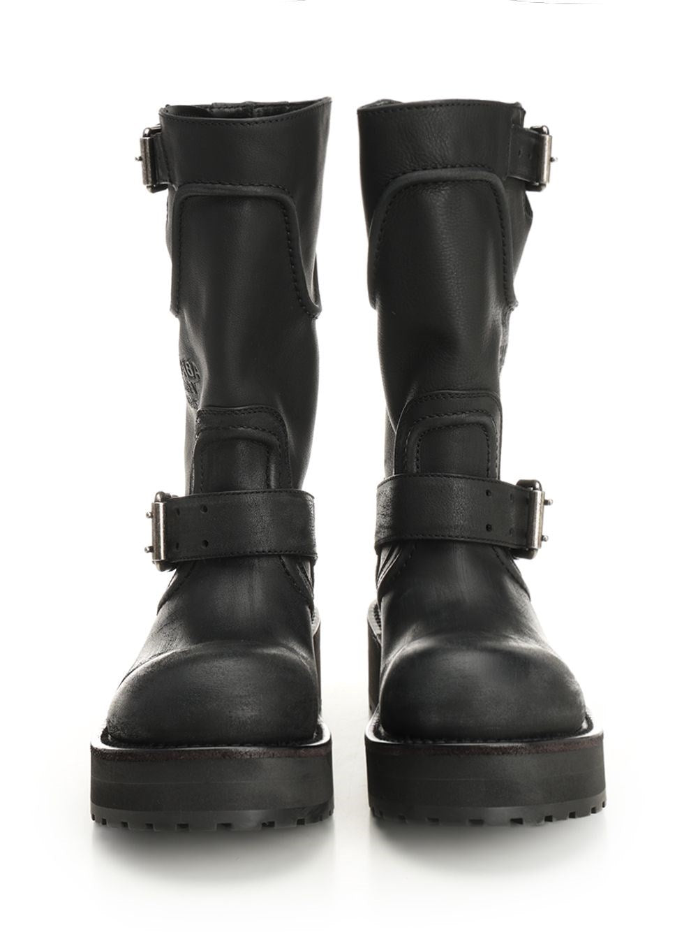 Balenciaga Women "Venom" Leather Boots