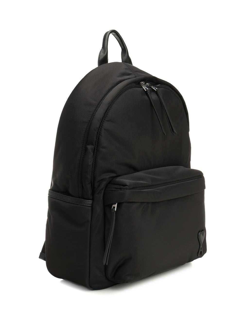 Ami Women Marcel Backpack In Padded Nylon Canvas AMI PARIS