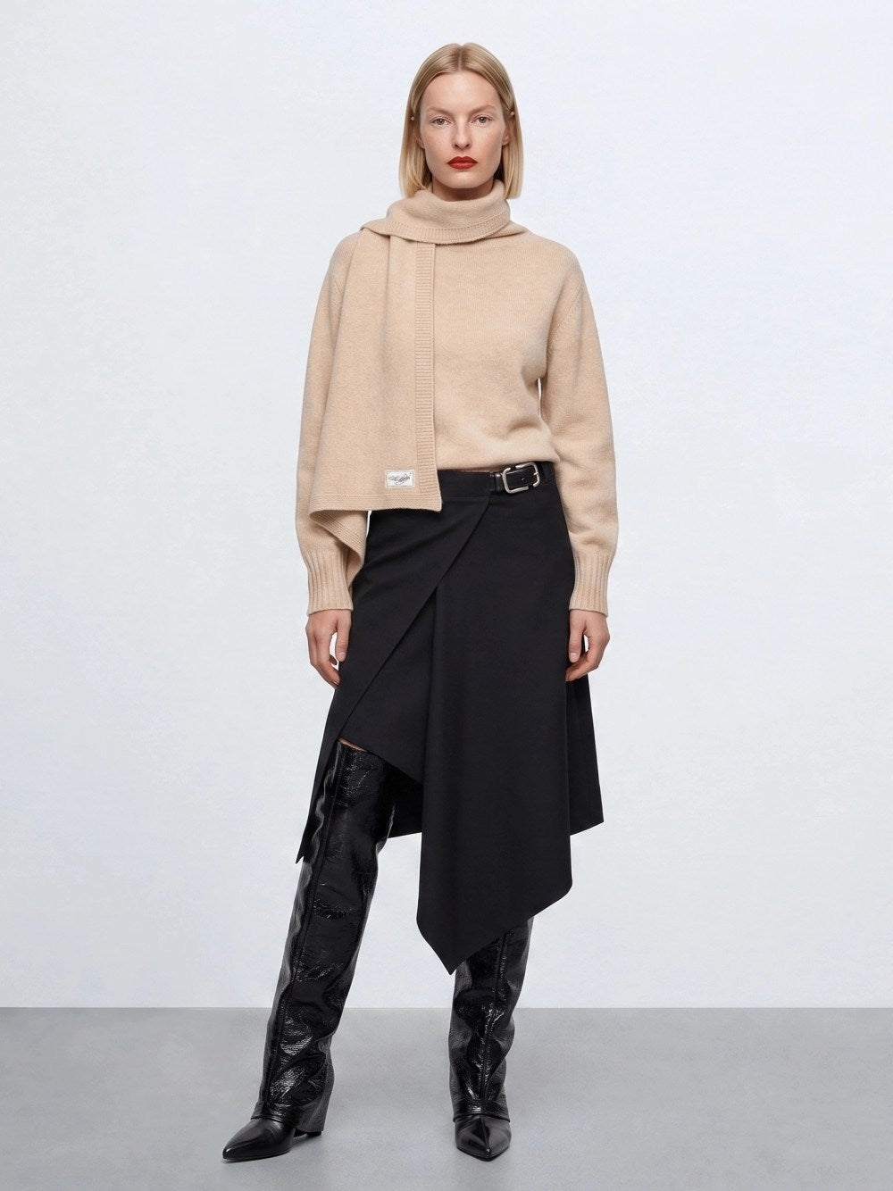 The Attico Women Sweater With Draped Details THE ATTICO