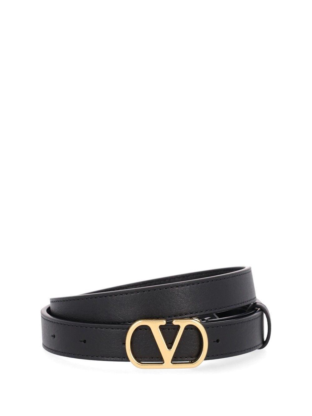 Valentino Garavani Women Vlogo Signature Leather Belt VALENTINO GARAVANI