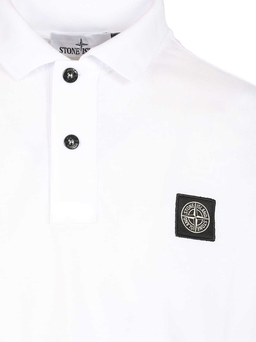 Stone Island Men Cotton Short-Sleeved Polo Shirt STONE ISLAND