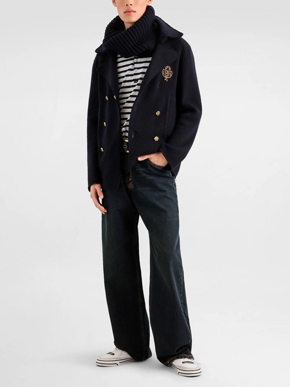 Dolce & Gabbana Men Peacoat DOLCE & GABBANA