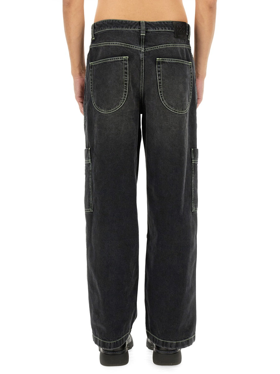 Off-White Men Cargo Jeans OFF-WHITE