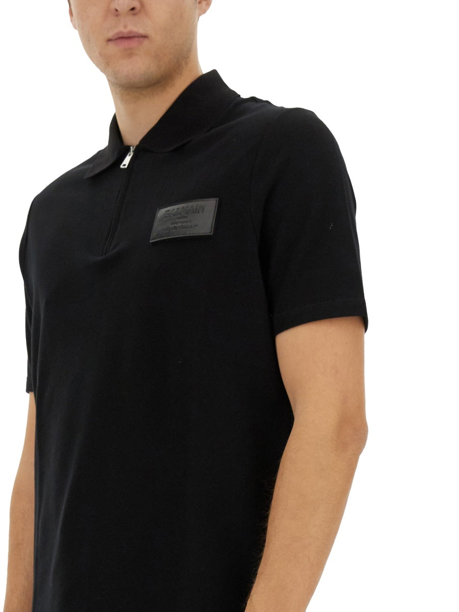 Balmain Men Polo With Logo BALMAIN