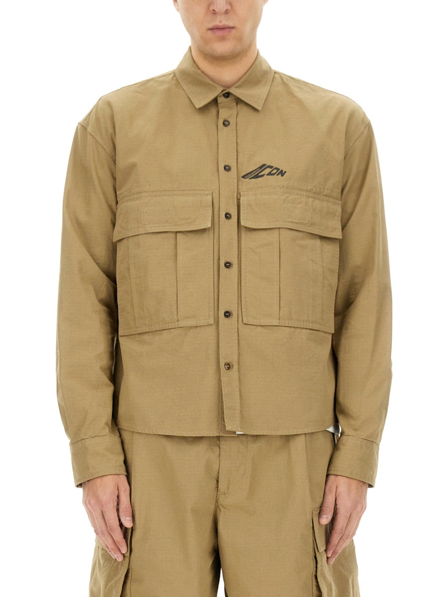 Dsquared Men "Icon Ripstop" Shirt DSQUARED2