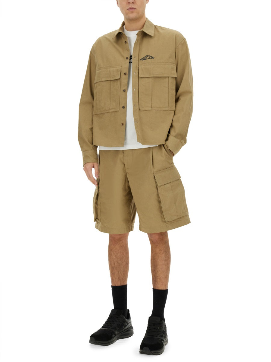 Dsquared Men "Icon Ripstop" Shirt DSQUARED2