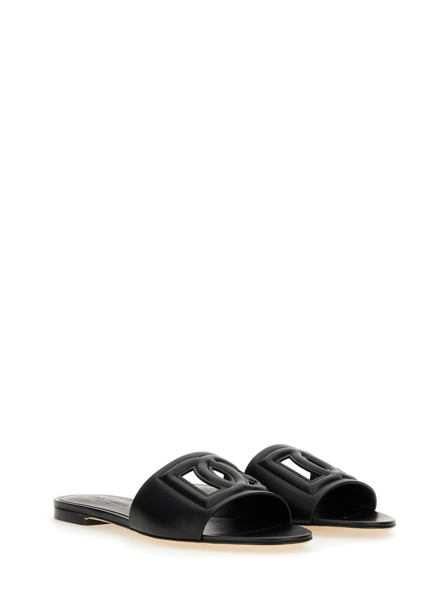 Dolce & Gabbana Women Sandalo Slide Con Logo DOLCE & GABBANA