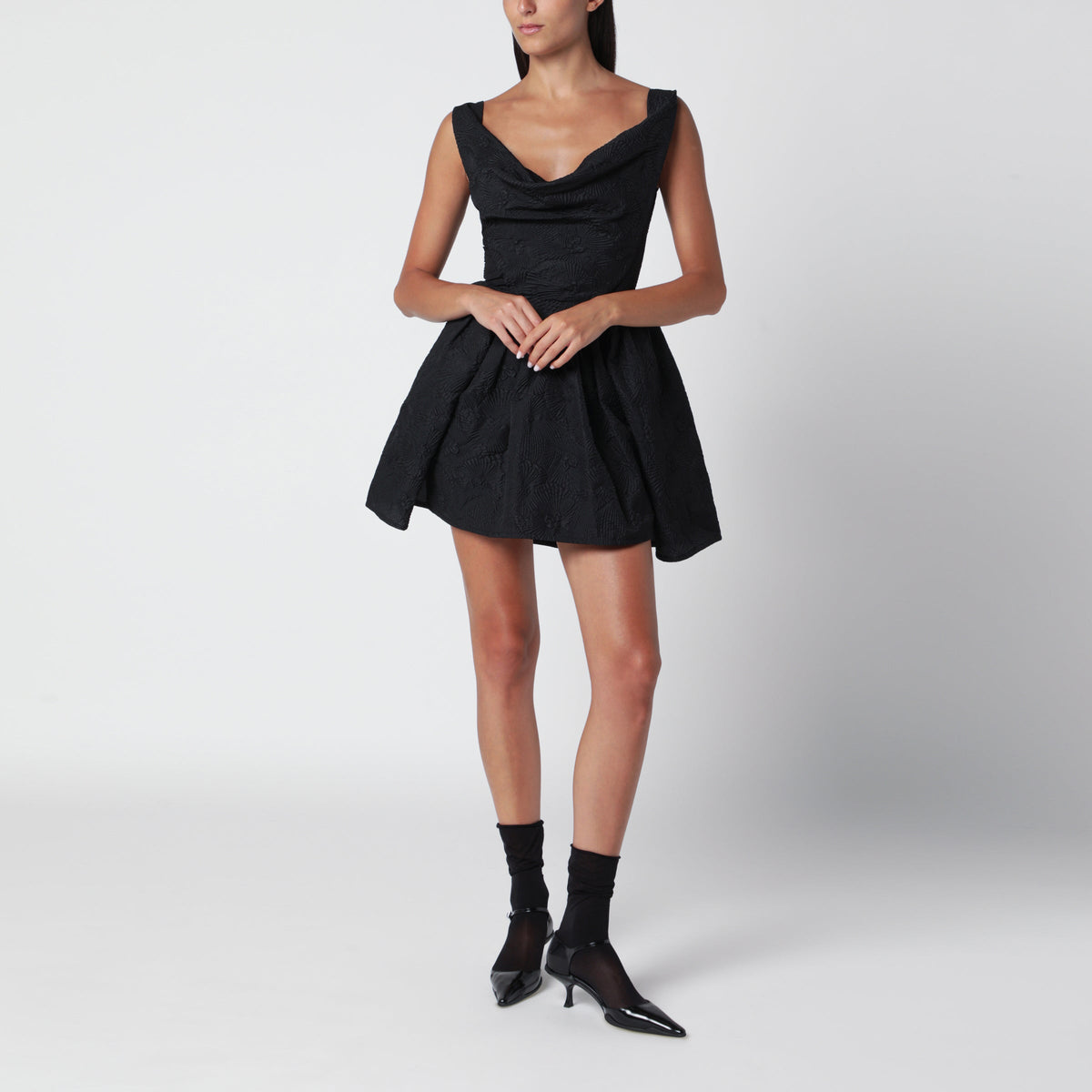 Vivienne Westwood Sleeveless Black Jacquard Dress Women VIVIENNE WESTWOOD