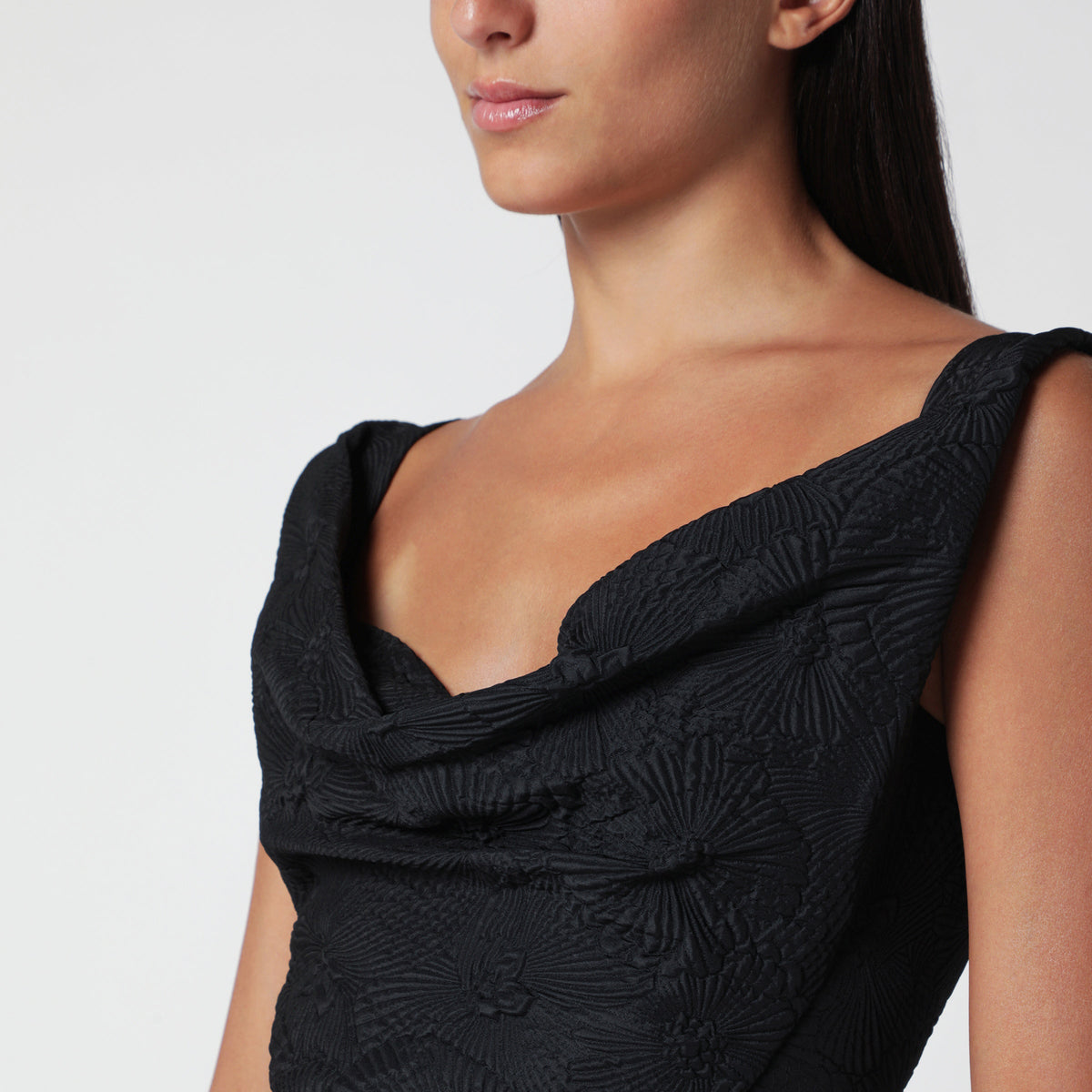Vivienne Westwood Sleeveless Black Jacquard Dress Women VIVIENNE WESTWOOD