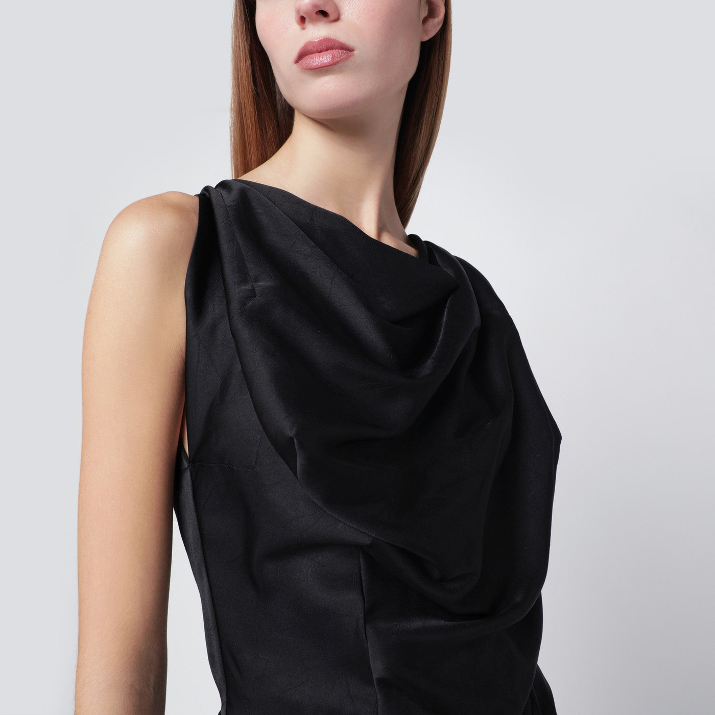 Vivienne Westwood Long Black Fond Dress Women VIVIENNE WESTWOOD