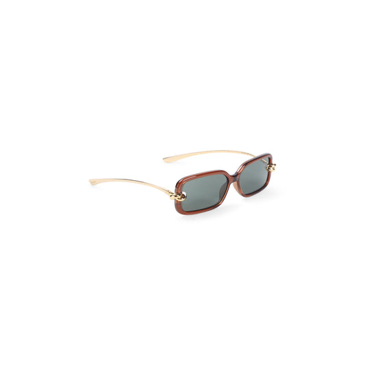 Bottega Veneta Knot Rectangular Sunglasses Unisex BOTTEGA VENETA