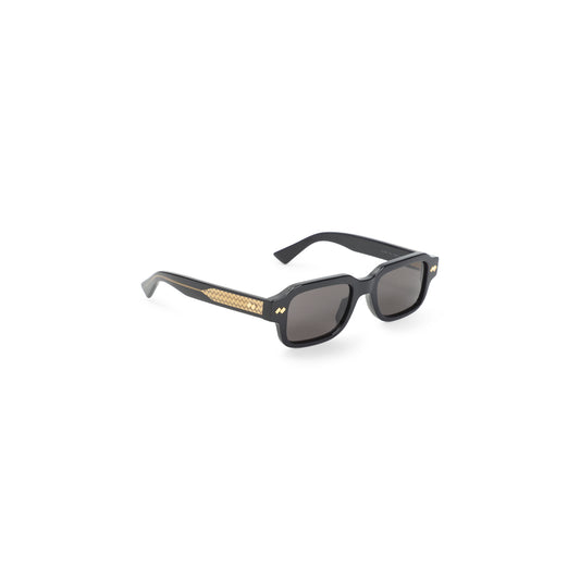 Bottega Veneta Intrecciato Rectangular Sunglasses Unisex BOTTEGA VENETA