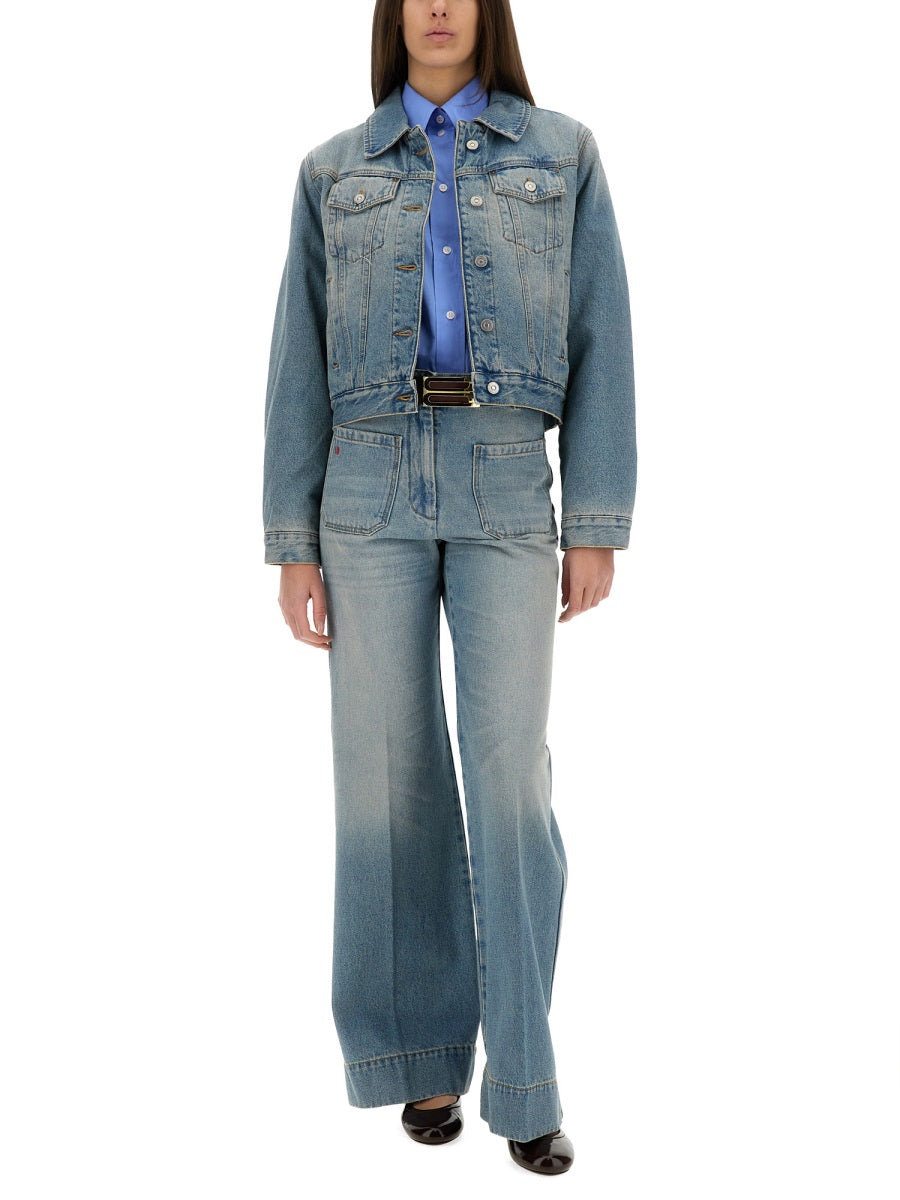 Victoria Beckham Women Padded Denim Jacket VICTORIA BECKHAM