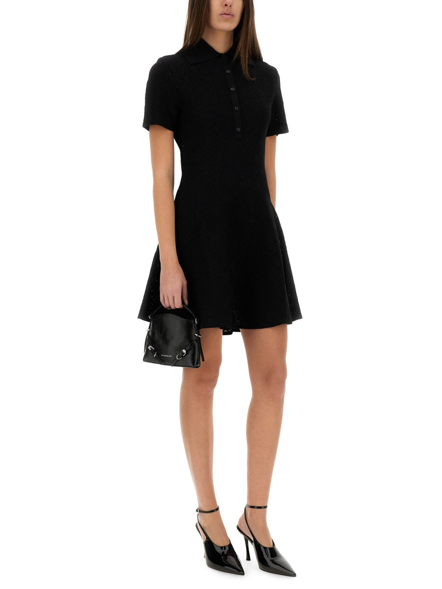 Givenchy Women "Monogram 72" Jacquard Polo Style Dress GIVENCHY
