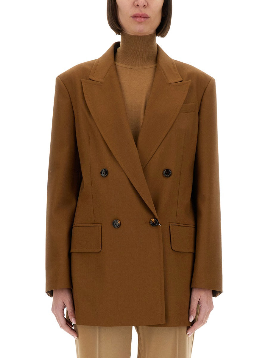 Max Mara Women Wool Blend Double-Breasted Jacket MAX MARA