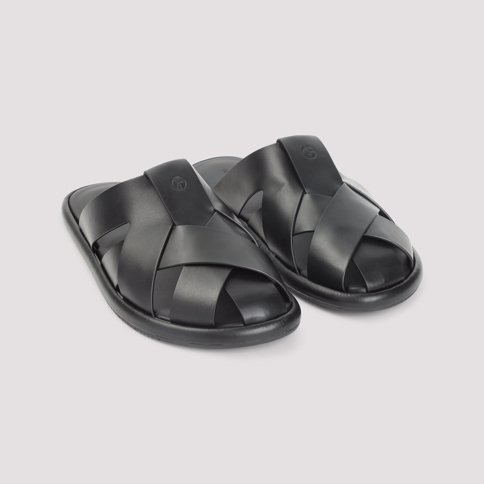 Giorgio Armani Leather Sandals Men GIORGIO ARMANI