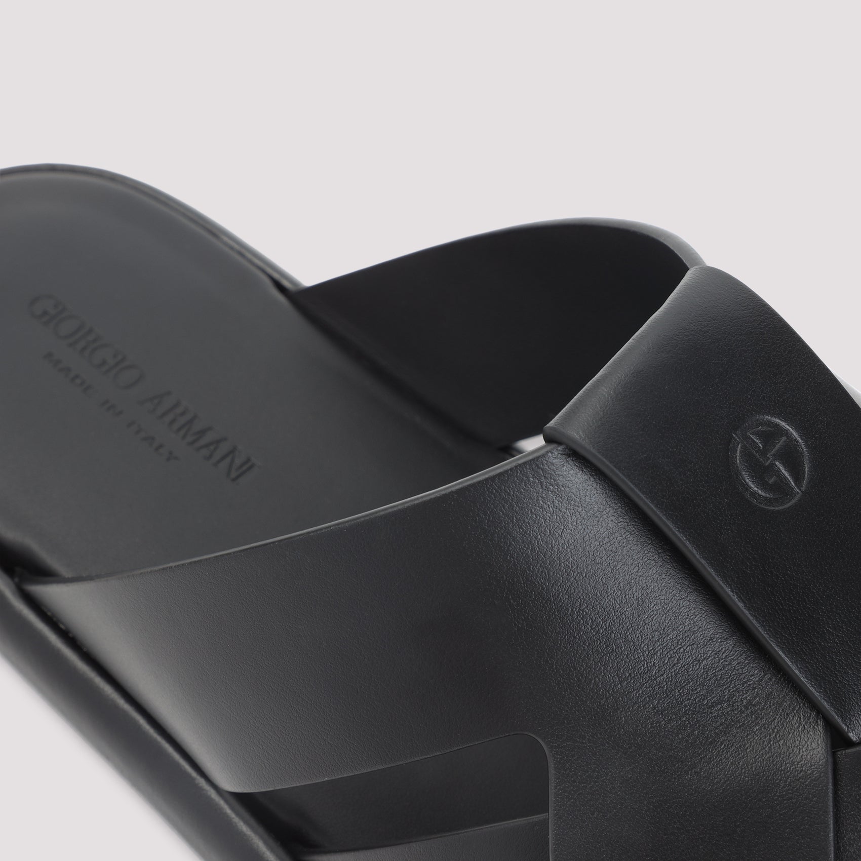 Giorgio Armani Leather Sandals Men GIORGIO ARMANI