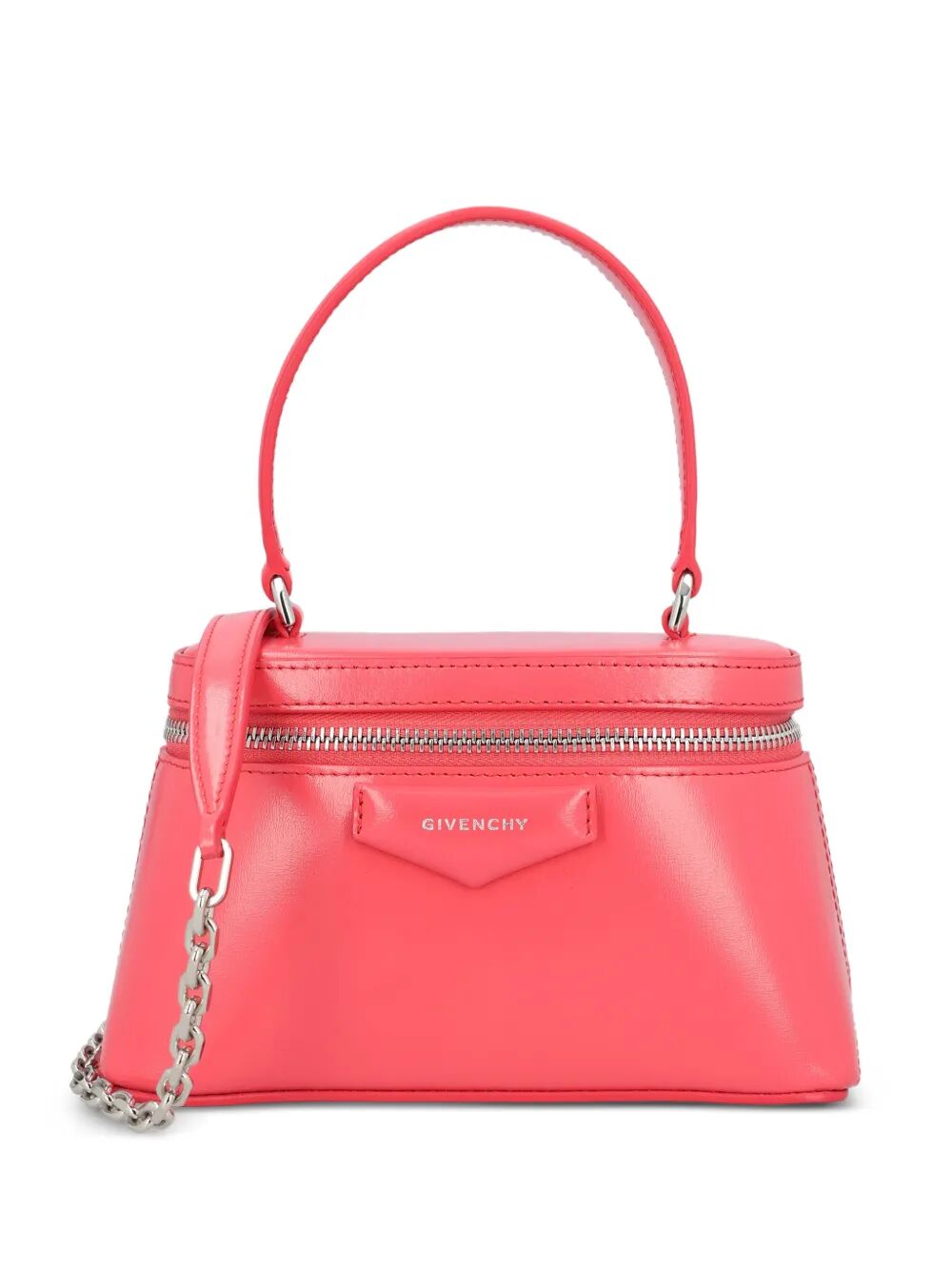 Givenchy Women Antigona Vanity Bag In Box Leather With Chain GIVENCHY
