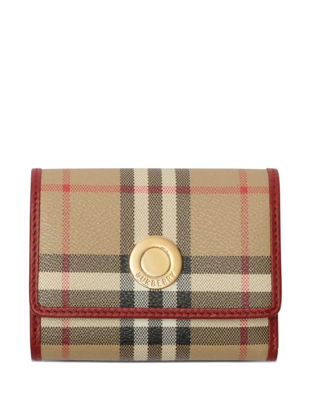 Burberry Women Small Check Folding Wallet BURBERRY