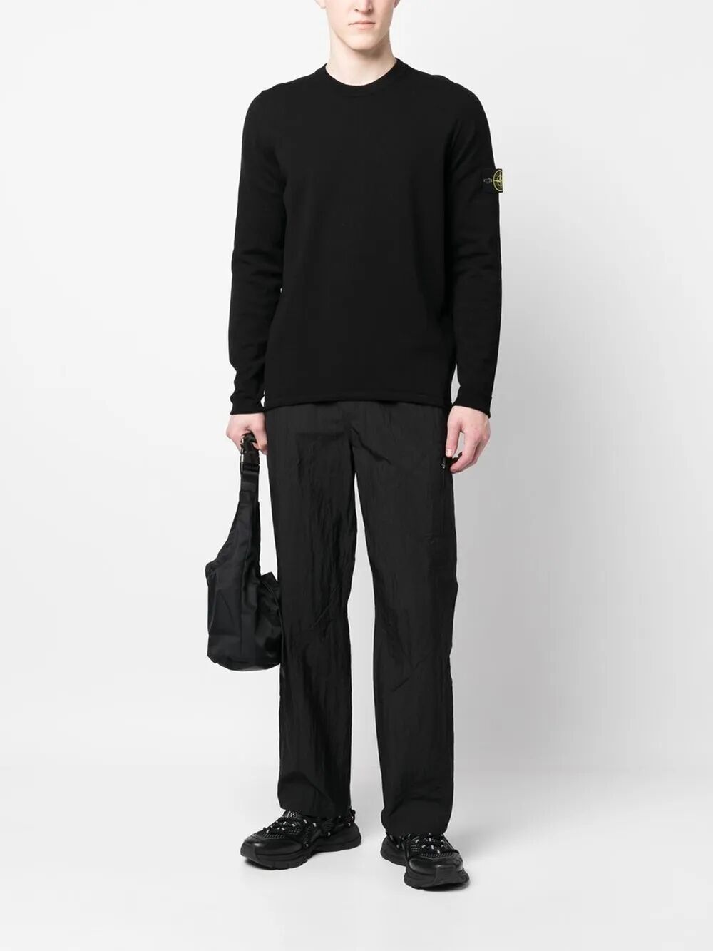 Stone Island Men Lightweight Cotton Crewneck Jumper STONE ISLAND
