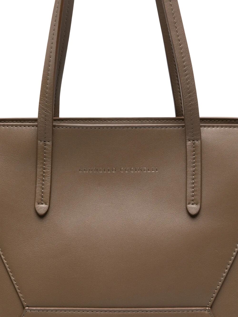 Brunello Cucinelli Women Leather Tote Bag With Pouch BRUNELLO CUCINELLI