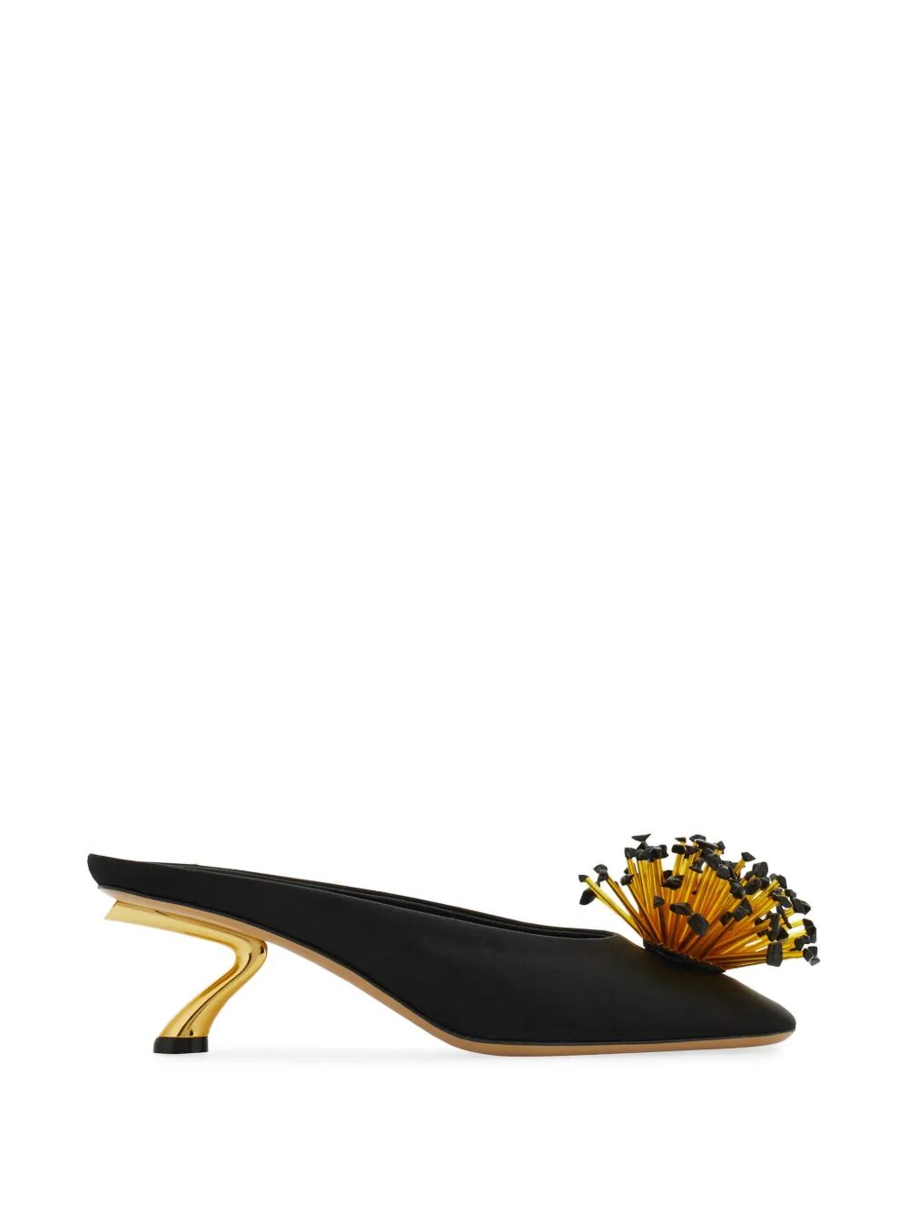 Ferragamo Women Safi S-Shaped Heel Mule FERRAGAMO