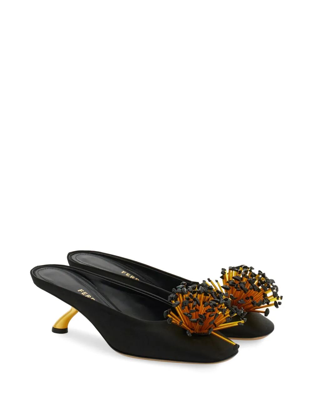 Ferragamo Women Safi S-Shaped Heel Mule FERRAGAMO