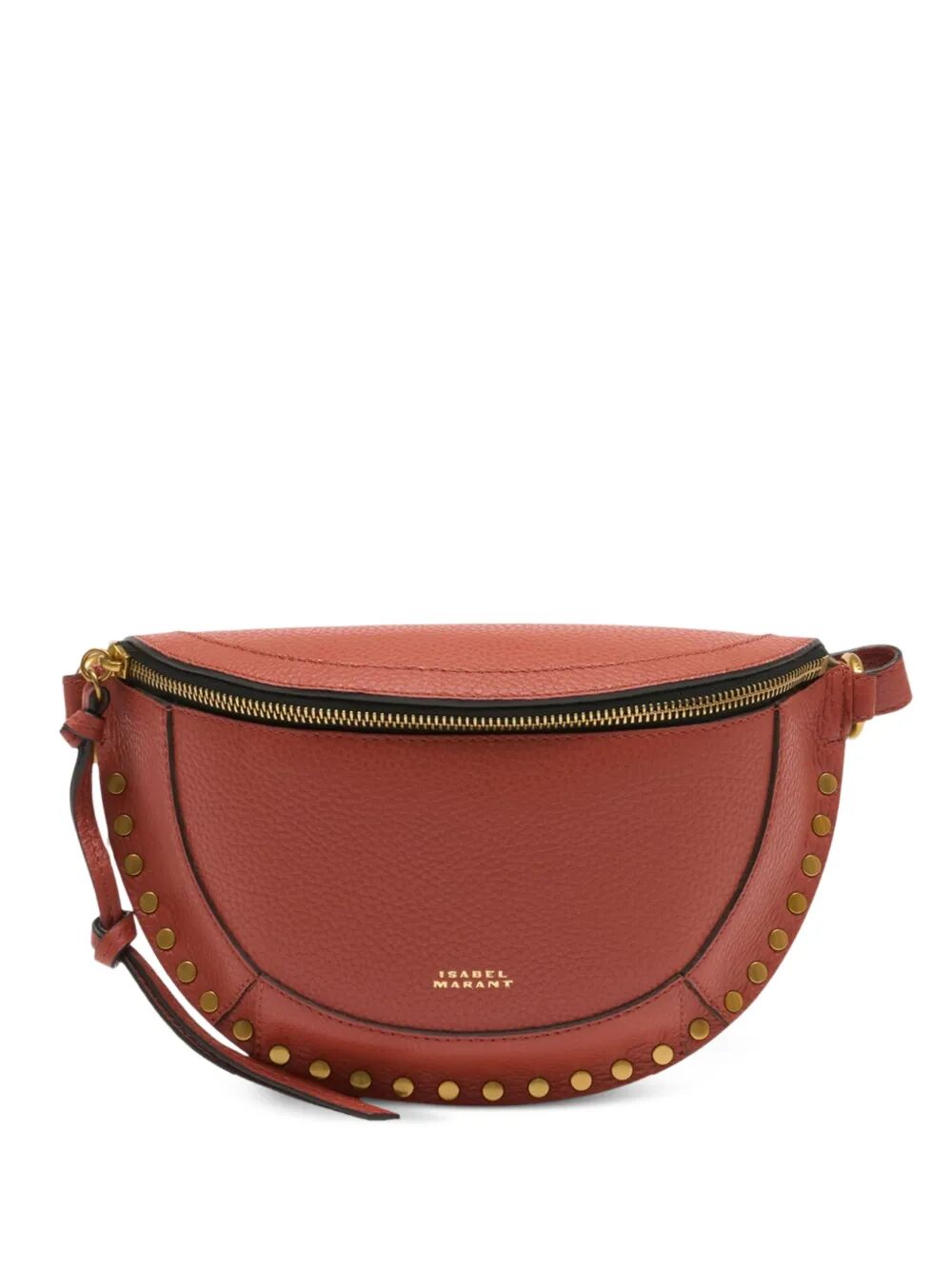 Isabel Marant Women Skano Hammered Leather Belt Bag With Studs ISABEL MARANT
