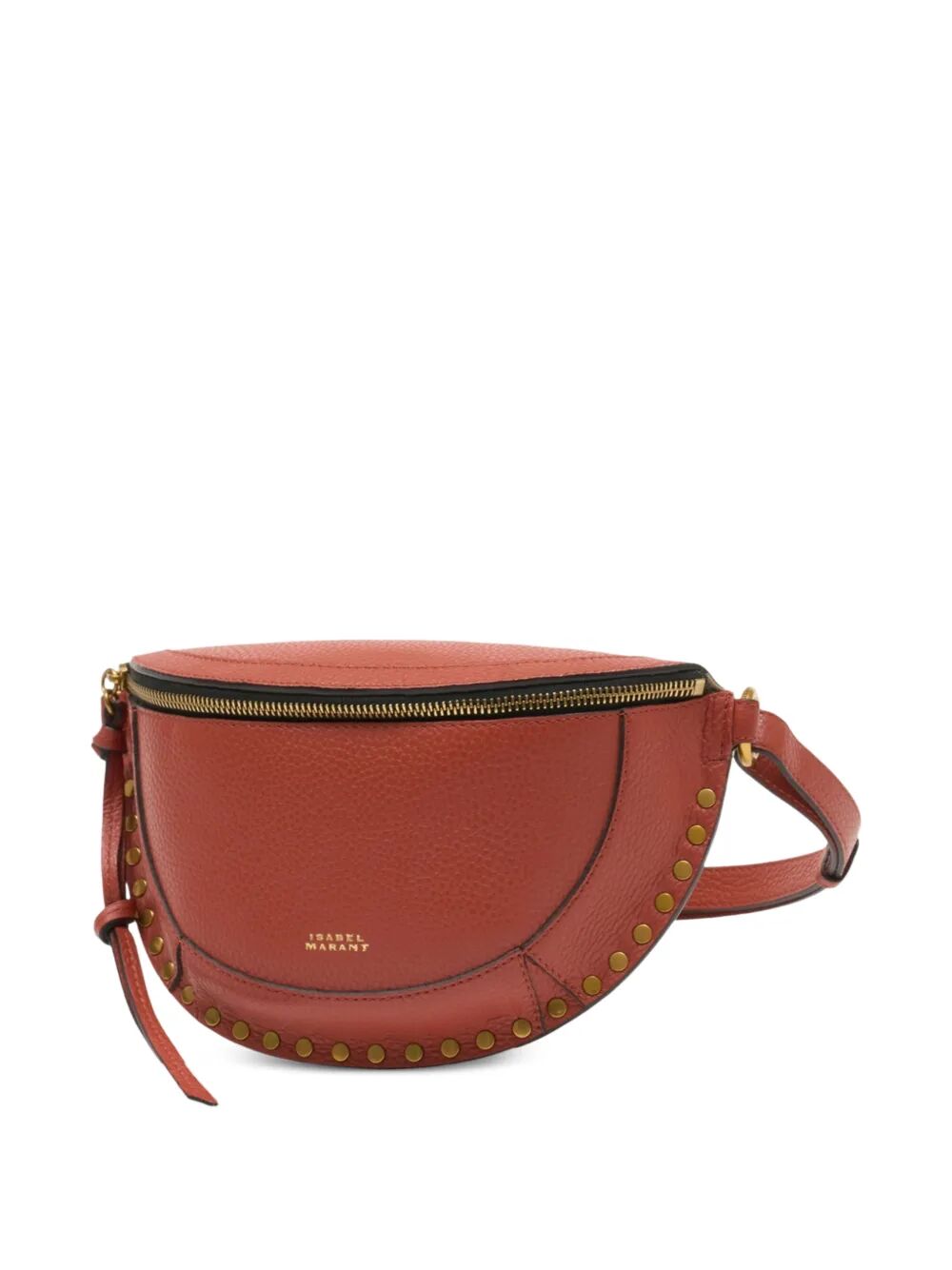 Isabel Marant Women Skano Hammered Leather Belt Bag With Studs ISABEL MARANT