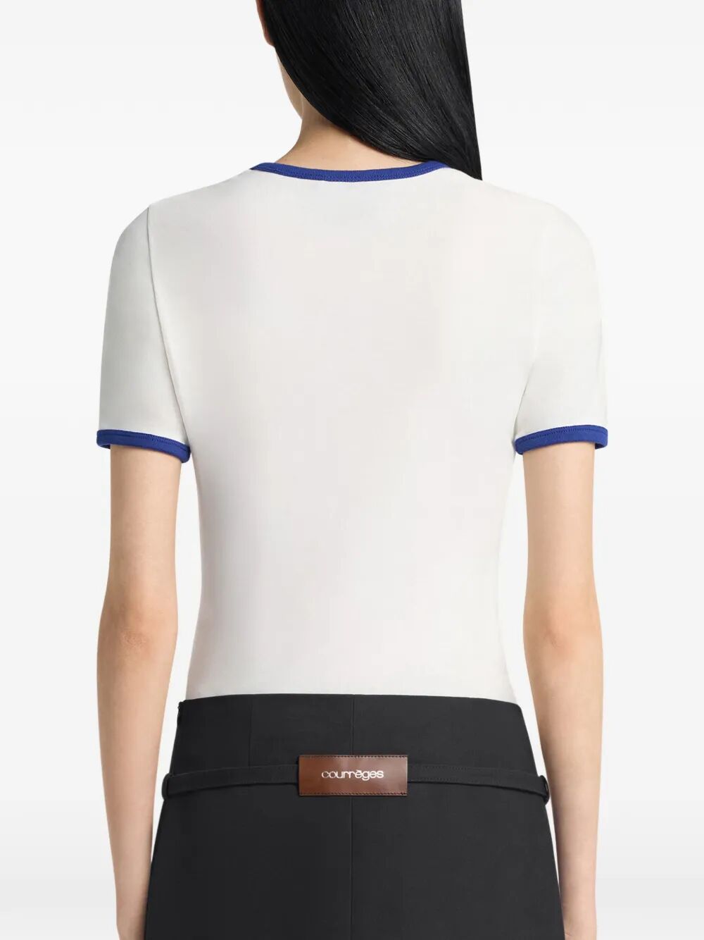 Courreges Women Heritage Contrast T-Shirt COURREGES