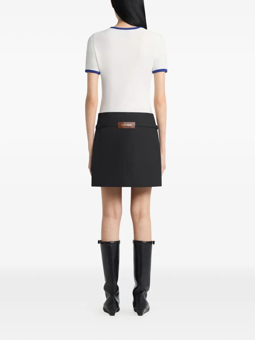 Courreges Women Heritage Contrast T-Shirt COURREGES