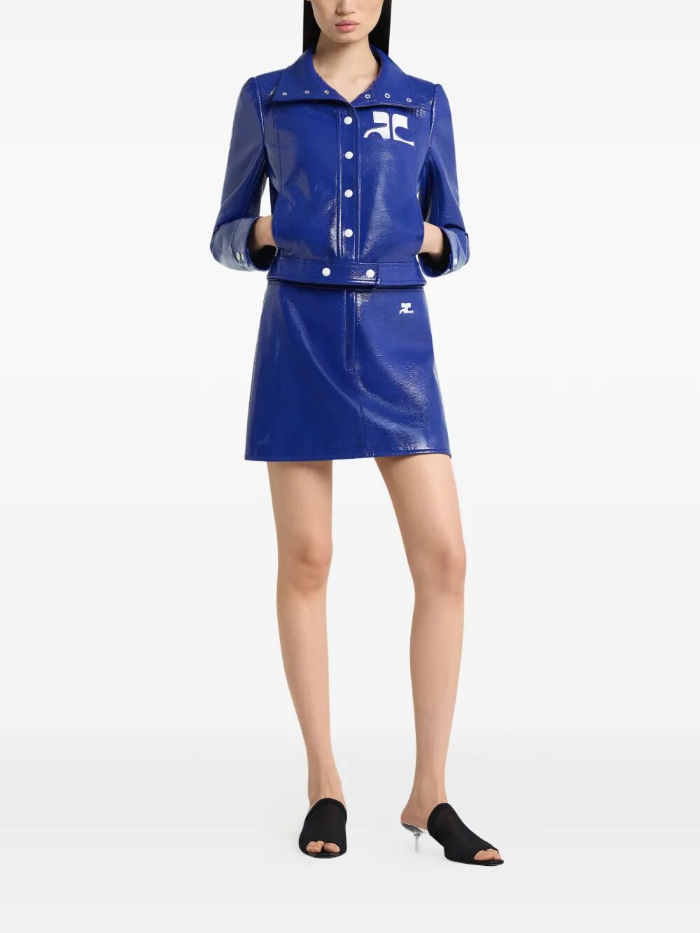 Courreges Women Re-Edition Vinyl Jacket COURREGES