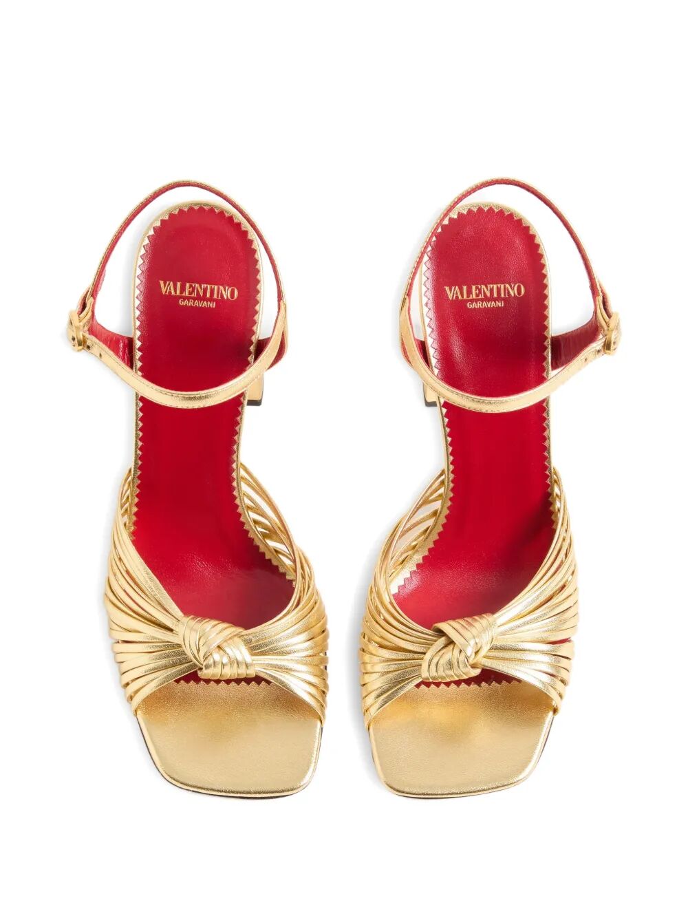 Valentino Garavani Women Annet 90 Laminated Nappa Leather Sandals VALENTINO GARAVANI