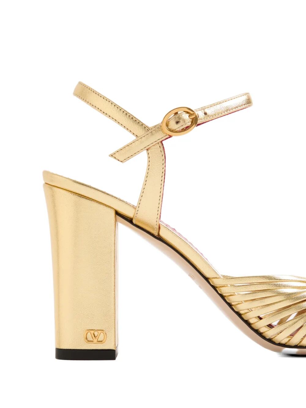 Valentino Garavani Women Annet 90 Laminated Nappa Leather Sandals VALENTINO GARAVANI