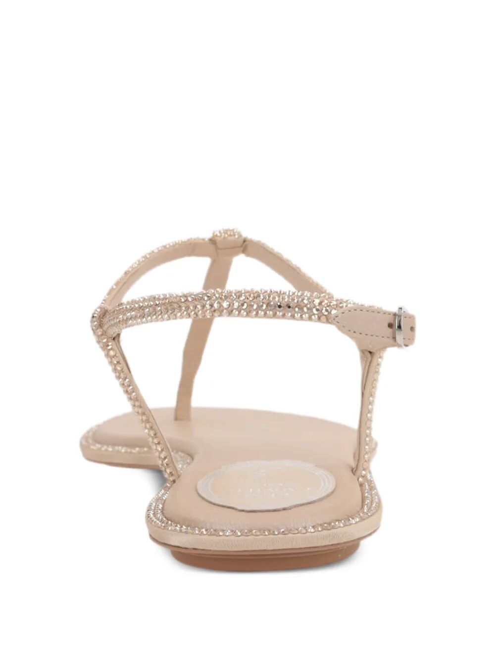 Rene Caovilla Women Diana 10 Crystal Flat Sandals RENE CAOVILLA