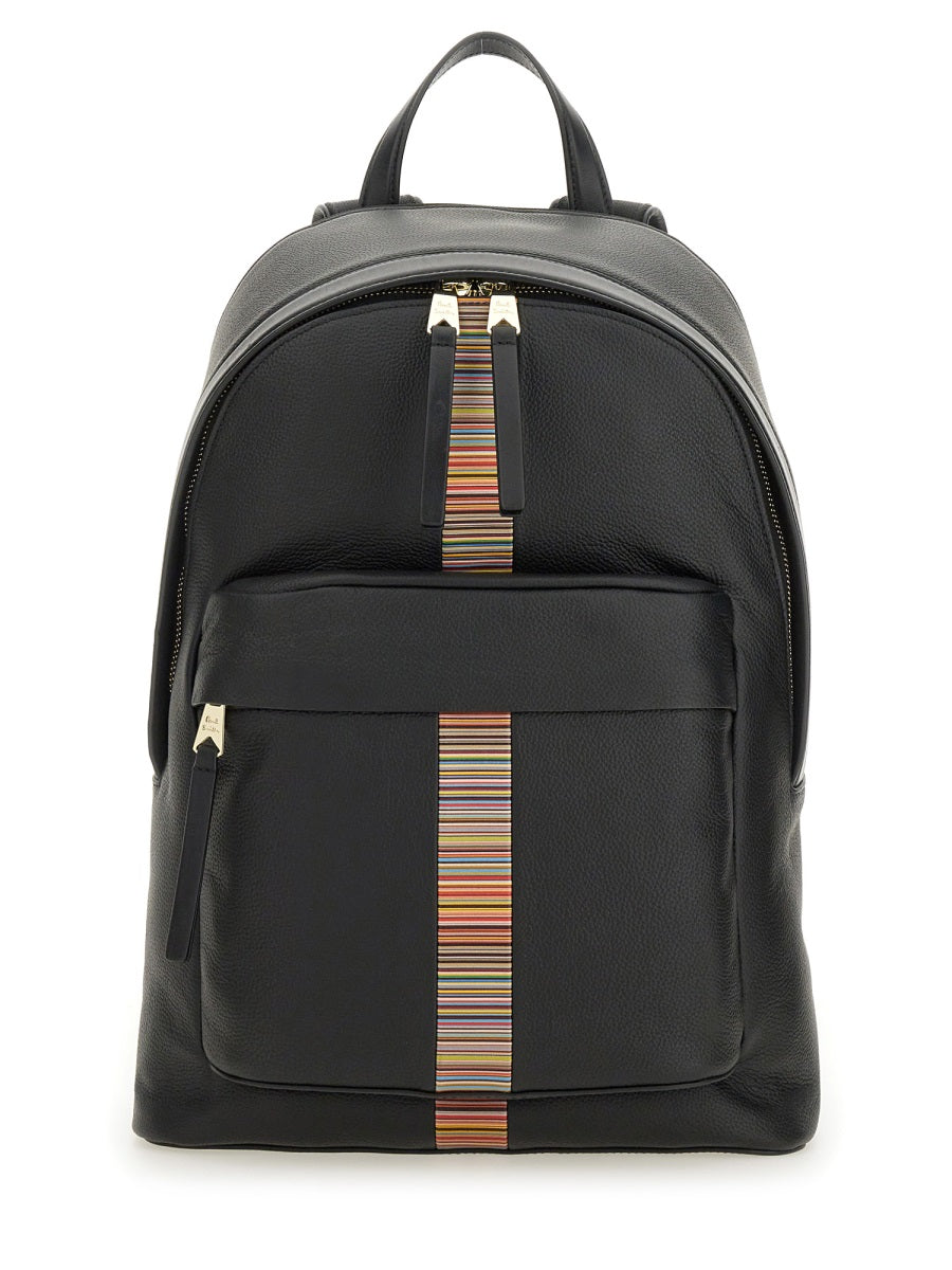 Paul Smith Men "Signature Stripe" Backpack