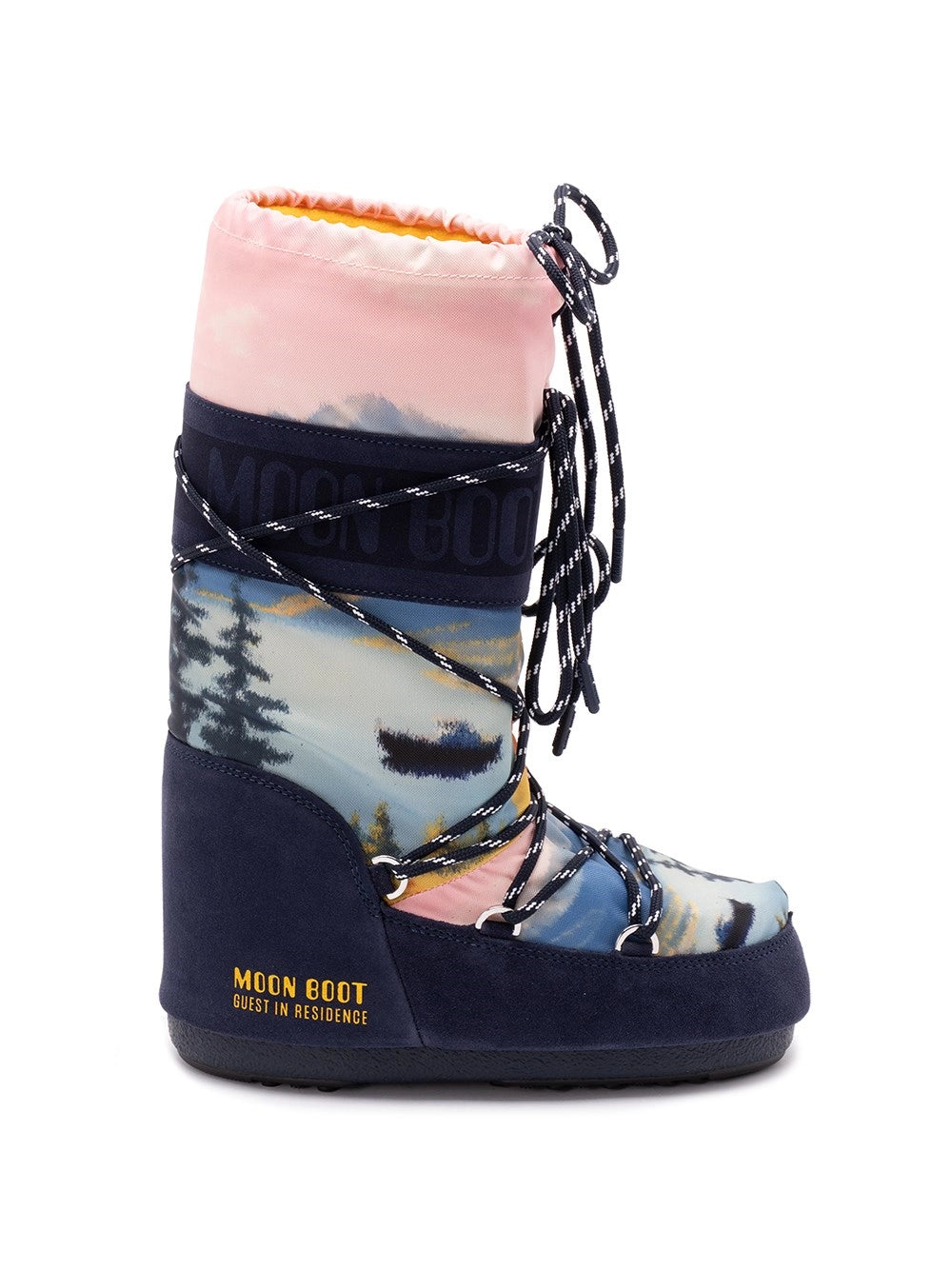 Moon Boot Women `Mb X Guest In Residence Icon High Postcard` Boots MOON BOOT