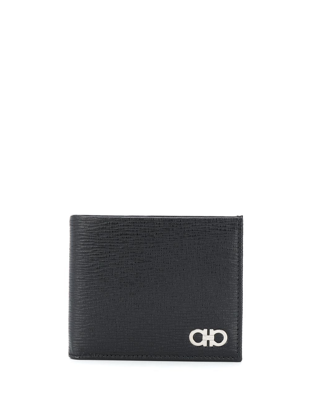 Ferragamo Men Two-Tone Bi-Fold Leather Wallet FERRAGAMO
