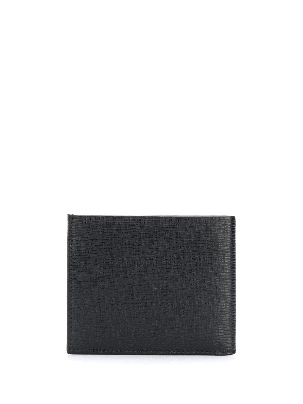 Ferragamo Men Two-Tone Bi-Fold Leather Wallet FERRAGAMO