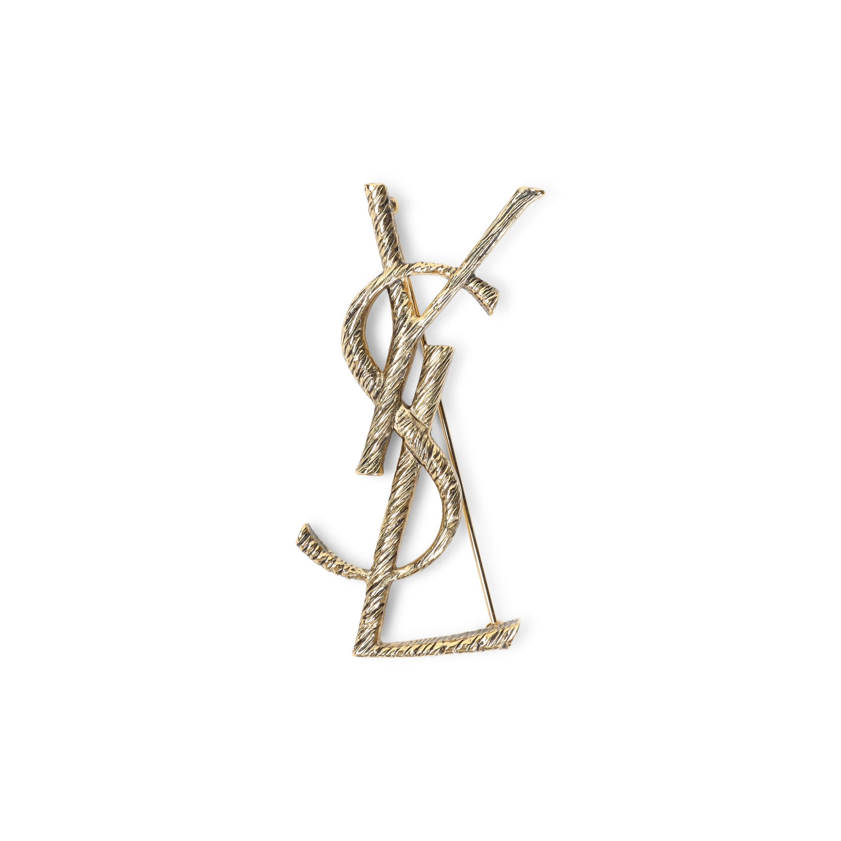 Saint Laurent Monogramme Brooch Women SAINT LAURENT