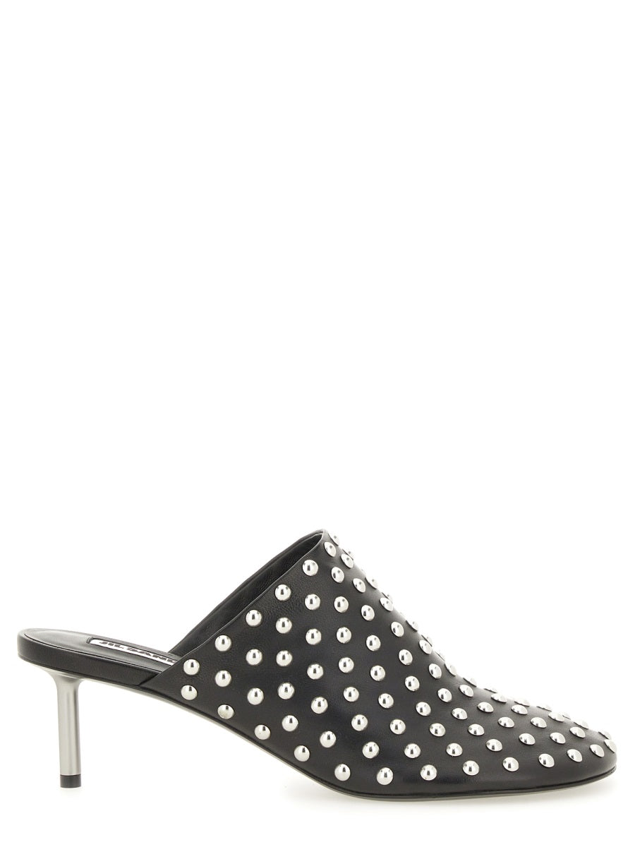 Jil Sander Women Nappa Leather Mules With Studs JIL SANDER
