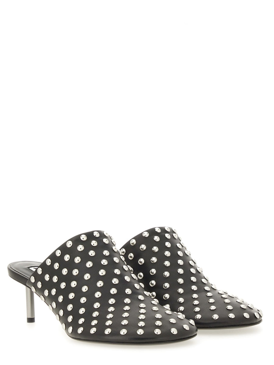 Jil Sander Women Nappa Leather Mules With Studs JIL SANDER