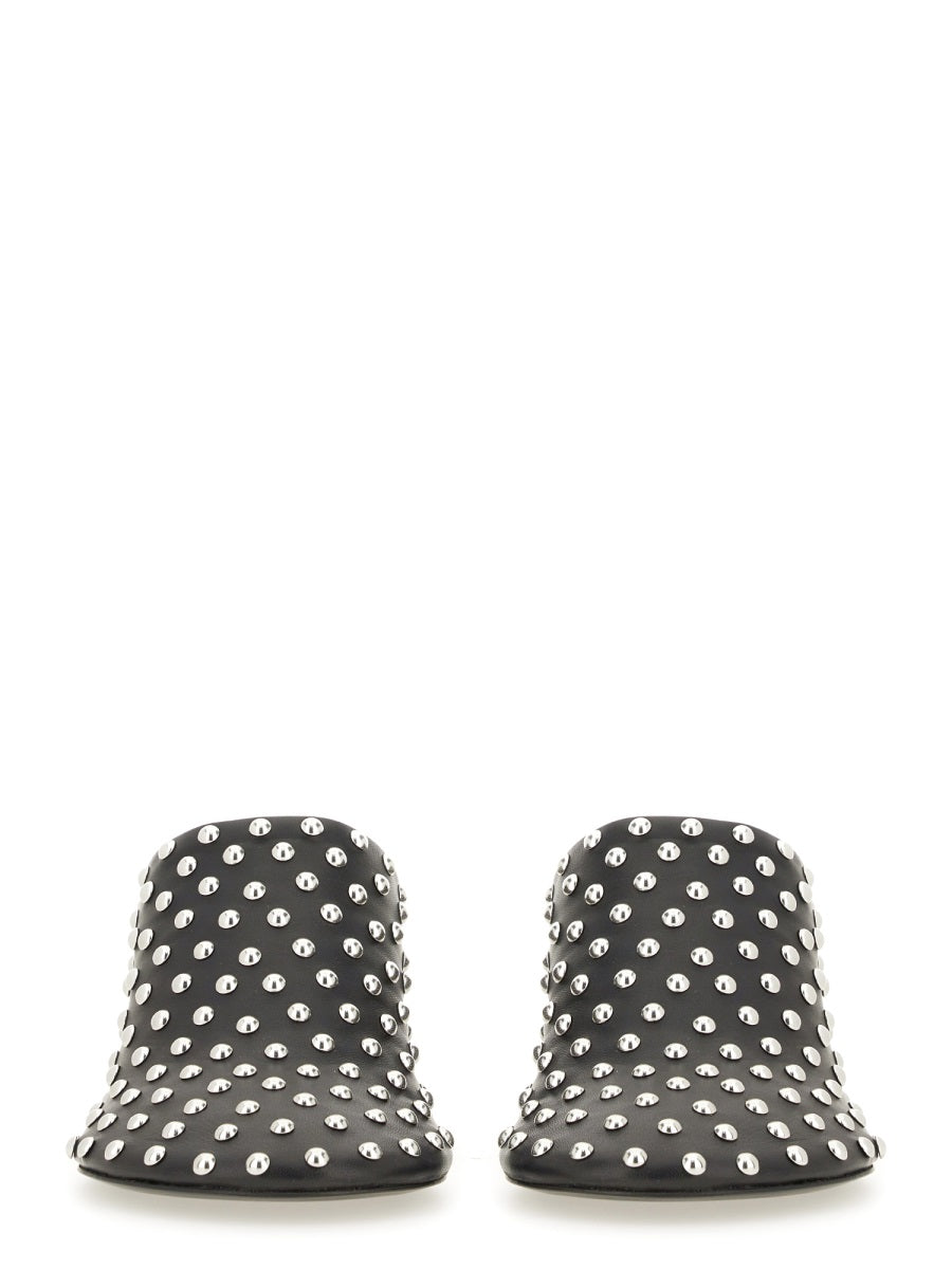 Jil Sander Women Nappa Leather Mules With Studs JIL SANDER