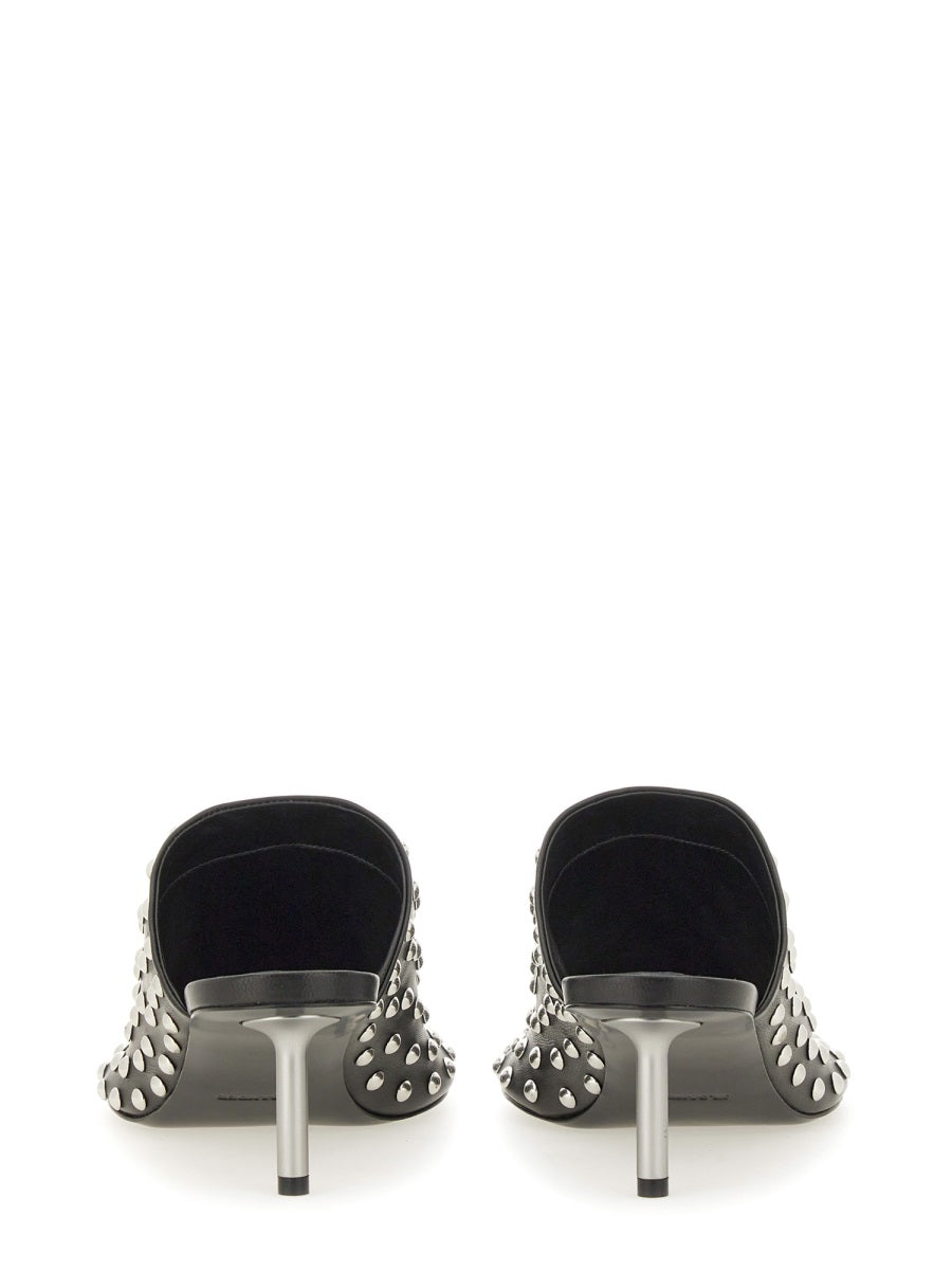 Jil Sander Women Nappa Leather Mules With Studs JIL SANDER